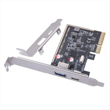 PCIE USB 3.2 GEN2 10G + Type C-adapter PCI Express X4 utvidelseskort R