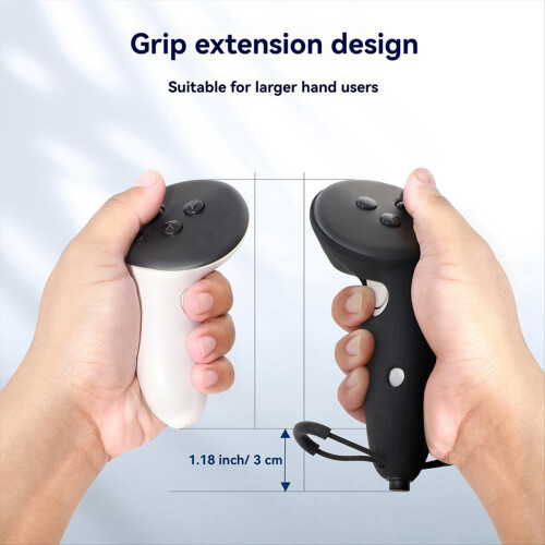Verlängerte Schutzhülle für 3/3S Controller-Griffe 2