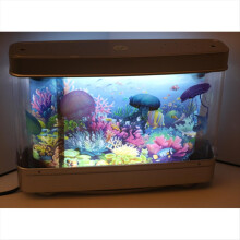 Aquarium-Lampe mit simulierter Fischform, dekoratives Nachtlicht, virtueller Ozean