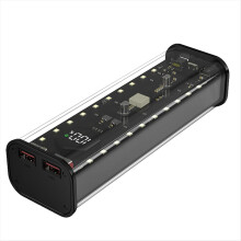 21700 DIY Power Bank Case Supports 4x21700 Batteries PD20W Powerbank L