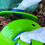 Conjunto de 2 pás de jardim multiuso com garras para folhas. 8