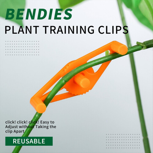 50PCS Plant Branches Bender Training Clips Garden Trainer 360Adjustab 2