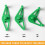 50PCS Plant Branches Bender Training Clips Garden Trainer 360Adjustab 6