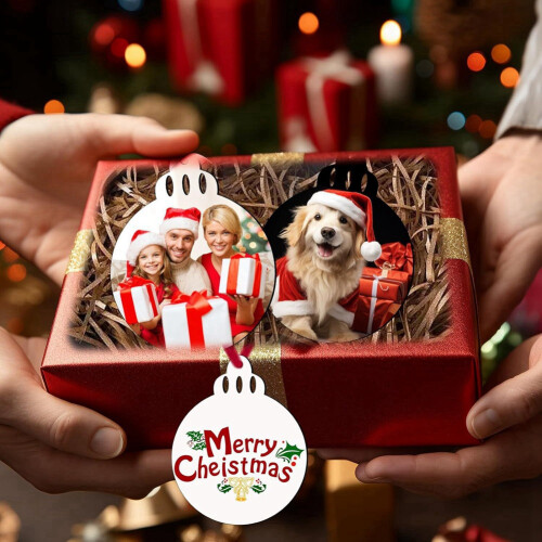 20 décorations de Noël vierges pour sublimation, en MDF double face thermocollant 2
