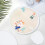 5 Pcs Foldable Flying Disc Fans 9.8 Inch Sublimation Polyester Black E 3