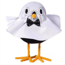 Stehende Halloween-Vogelstatue, Geisterpuppe, Schreibtisch- und Fensterdekoration