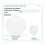 5 Pcs Foldable Flying Disc Fans 9.8 Inch Sublimation Polyester Black E 7