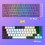 68 Keys Mechanical Keyboard Compact RGB Gaming Mouse and for PC B 7