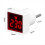Digitale voltmeter, vierkant, AC220V-spanningstester met LED-display en in 5