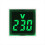 Digitale voltmeter, vierkant, AC220V-spanningstester met LED-display en in 3