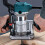 Machine à affleurer réglable avec base de défonceuse plongeante, double poignée, robuste 4