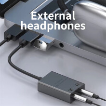 7.1-kanals lydkort ekstern 3,5 mm USB-adapter til mikrofonhøyttaler