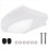Μοτοσικλέτες Sport Wind Deflector Retro Windshield για SV650X 2017-2025 4