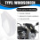 Μοτοσικλέτες Sport Wind Deflector Retro Windshield για SV650X 2017-2025 5