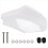 Μοτοσικλέτες Sport Wind Deflector Retro Windshield για SV650X 2017-2025 3
