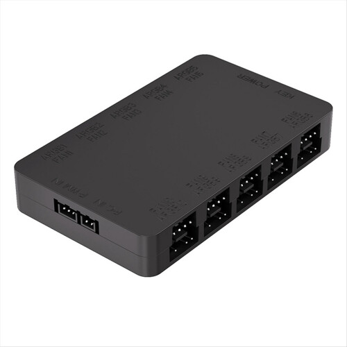 ARGB Koelventilator Hub10-poorts 4-pins 5V-3-pins controller met magnetische comp 2