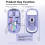 Mouse BM200 Dual-Mode RGB 2.4G Wireless Bluetooth Trasparente Gaming E 6