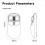 Mouse BM200 Dual-Mode RGB 2.4G Wireless Bluetooth Trasparente Gaming E 4