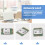 Langaton sovitin Realtek RTL8723BE 802.11N WiFi -kortille Bluetooth 4.0 6