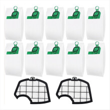 10 bolsas para aspiradora Kobold VK140 VK150 FP140 FP150 con 2 filtros