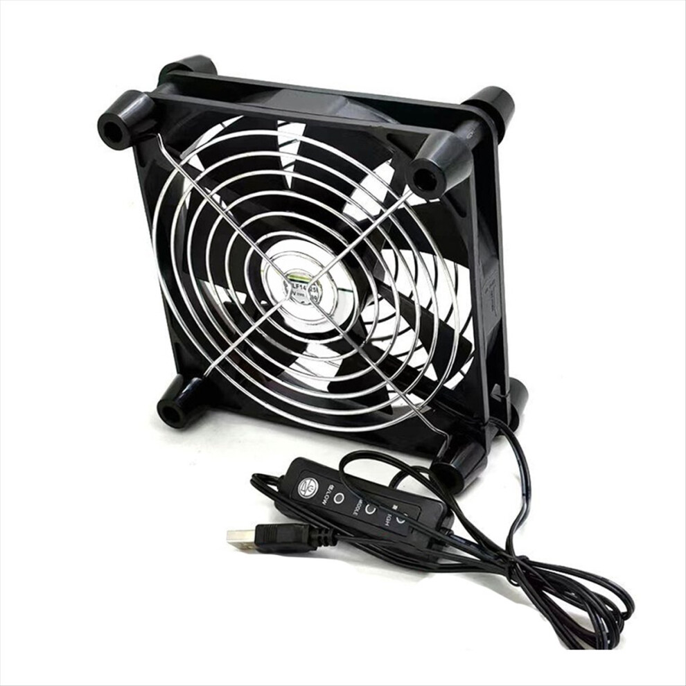 140Mm Usb Computer Cooling Fan 5V Portable Quiet With 3 Adjustable Spe 4853815506900