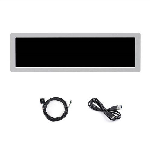 Monitor USB de 8,8 polegadas, 1920x480, para gabinete de PC, tela secundária, RGB, ambiente. 2