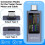 Μετρητής ισχύος USB C Tester, ψηφιακό πολύμετρο με μεγάλη έγχρωμη οθόνη, V 3