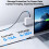 Μετρητής ισχύος USB C Tester, ψηφιακό πολύμετρο με μεγάλη έγχρωμη οθόνη, V 6