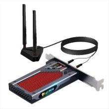 WiFi 6E AX210 PCI-E netwerkkaart, BT5.3 5374 Mbps tri-band 2,4G/5G/6GHz