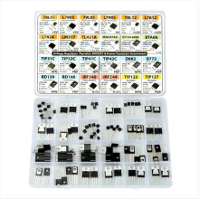 SOT-23 elektroniske komponenter, transistorer, BJT-er, MOSFET-er, dioder, sko
