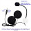 Motorhelmen Intercom Mic Headset 2 Luidsprekers 32Ω Microfoon voor 3