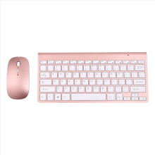 2.4Ghz Ultra-Thin Wireless Keyboard And Mouse Combo With USB Receiver