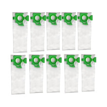 Packung mit 10 Staubbeuteln aus Papier. Verbesserter Luftstrom