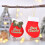 Mini bas de noël 16 pièces/ensemble, ornement suspendu pour 4