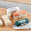 Clear Dumpling Storage Box With Manual-Qinghai Blue 3rd flo 3