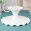 Sturdy Quality Ceramic Serving Tray High Footed-7.5 inches 5