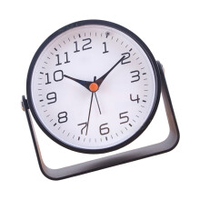Artistic Vintage Desk Clock Ideal for Adding Elegances to-Black