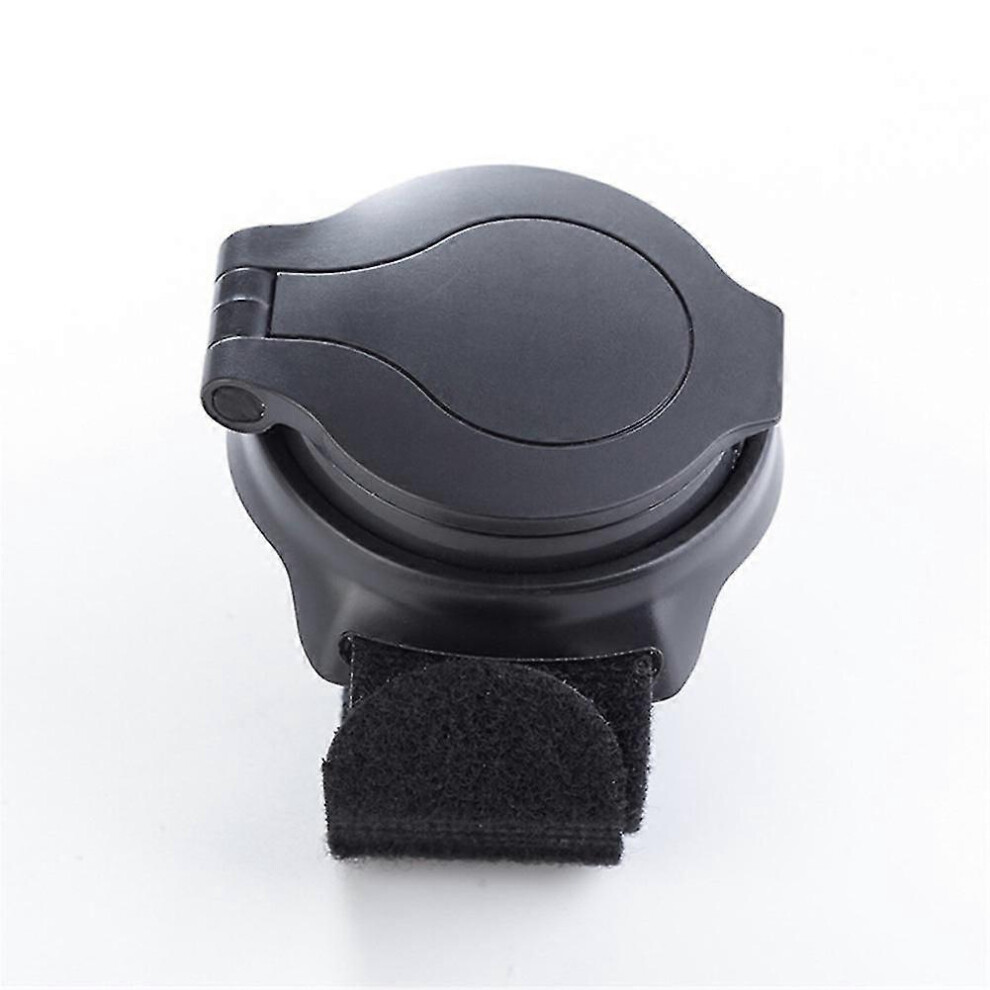 Kikidex (As Show, One Size) Bicycle Wrist Security Mirror Bicycle Back Mirror Cycling Wrist Band Strap Reflex Rearview 360 Degree Rotation Black