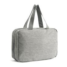 Travel Makeup Bag for Women Hanging Water Resistant-grey