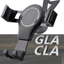(As show, One size) Car Phone Holder for Mercedes Gravity Phone Holder Automatic Lock Aluminum Stable Easy Assembly