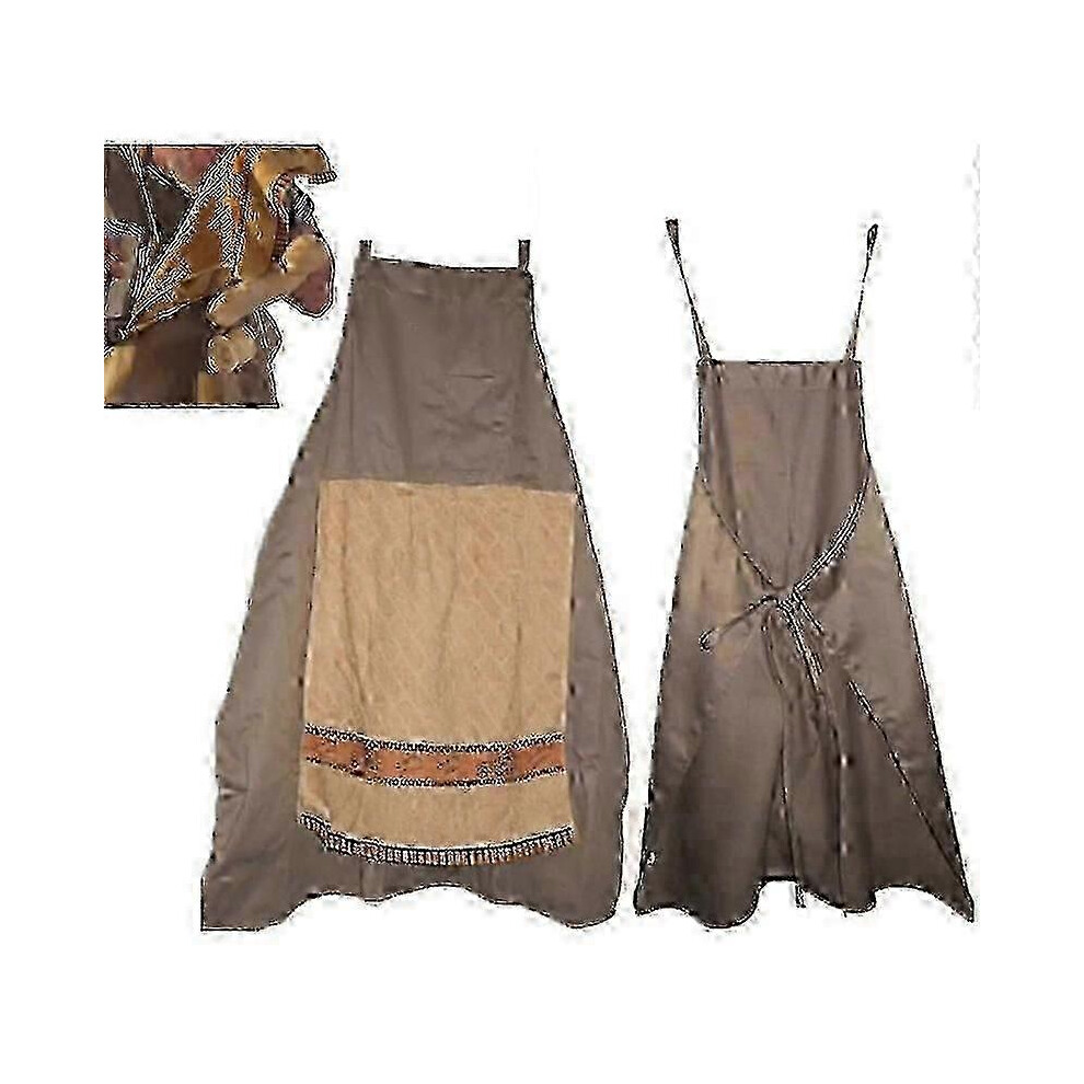 Kikidex (As Show, One Size) Chefs Prank Apron Creative Prank Aprons For Men The Ultimate Gag Gift Surprise Hiding In The Pocket Funny Gifts For Men White