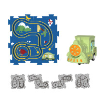 Gesimuleerde spoorweg voor kinderen-5-delige set Outdoor-serie