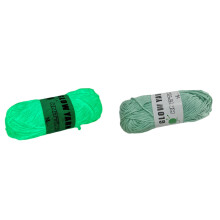 2 mm gloeiend katoengaren voor handgemaakte hoed-G010 Groen meer