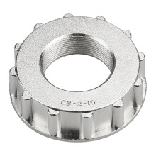 Long Service Aluminum Alloy Lock Nut Secure Fit Metal Texture