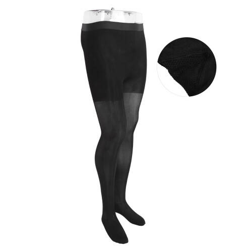 Medias de compresión elásticas 15-20 mmHg negro 2