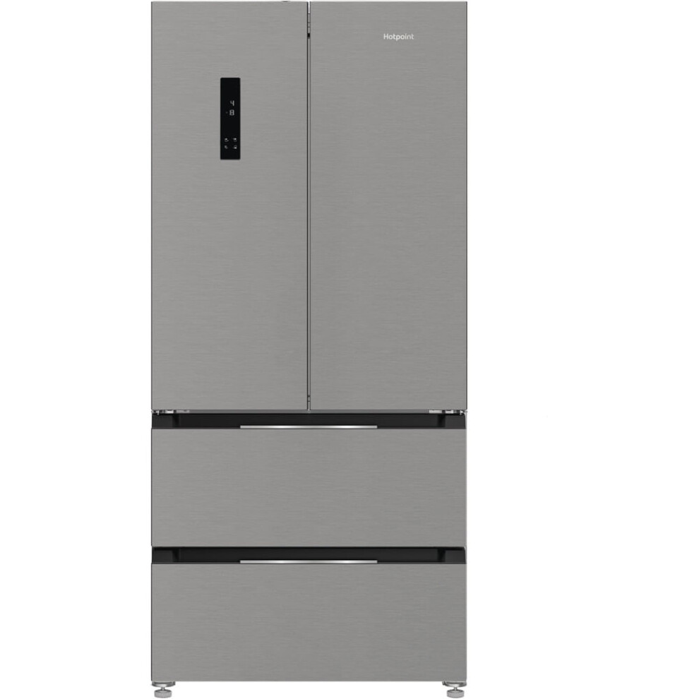 Hotpoint American Fridge Freezer - Inox - D Rated