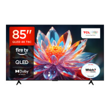 TCL T6C 85" 4K Ultra HD QLED Smart Fire TV [2025] - 85T6C-UK