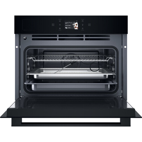 Hotpoint Hotpoint Class 9 HCS9A9PHTSBA Built In Compact Electric Single Oven with Microwave Function - Black - A+ Rated 2