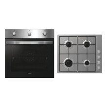 Candy Idea P CI27XCHW6LXS Built In Electric Single Oven and Gas Hob Pack - A+ Rated