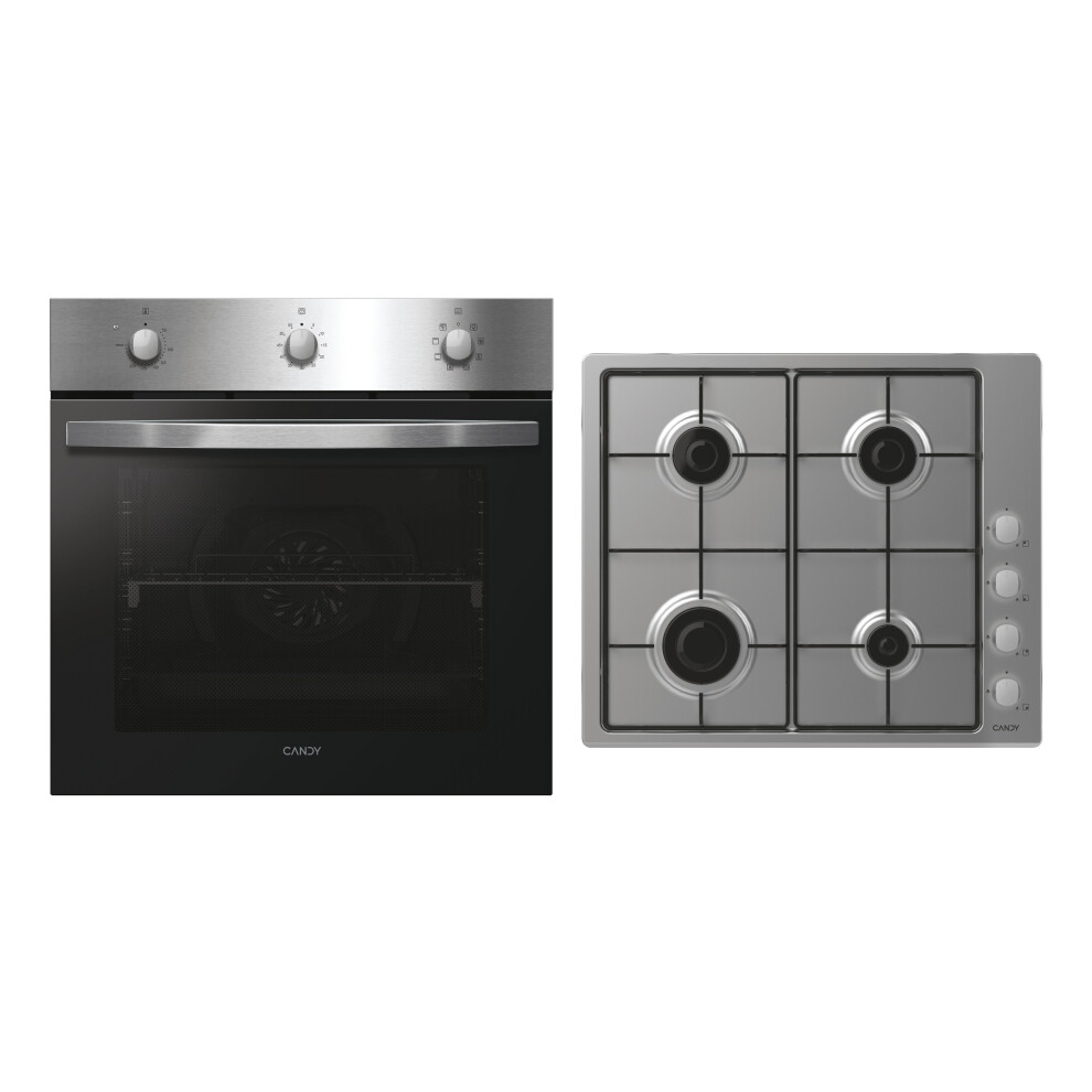 Candy Idea P Ci27xchw6lxs Built In Electric Single Oven And Gas Hob Pack - A+ Rated